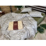 Комплект постільної білизни сатин люкс Premium Muscat Olive в Leron - фото 6