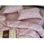 Сатиновий комплект постільної білизни Premium Muscat Rose в Leron - фото 5