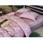 Сатиновий комплект постільної білизни Premium Muscat Rose в Leron - фото 2