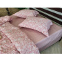 Сатиновий комплект постільної білизни Premium Muscat Rose в Leron - фото 7