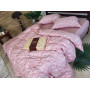 Сатиновий комплект постільної білизни Premium Muscat Rose в Leron - фото 8