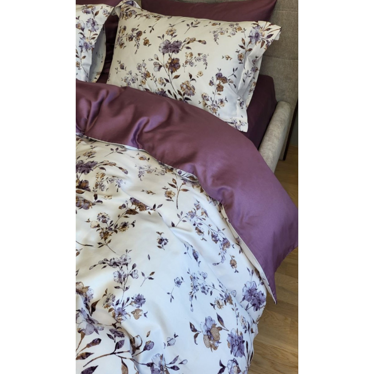 Постільна сімейна білизна сатин люкс Premium Marquise