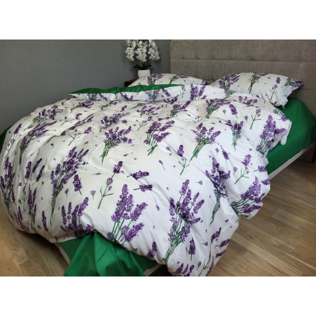 КПБ з сатину люкс Premium Lavender Green