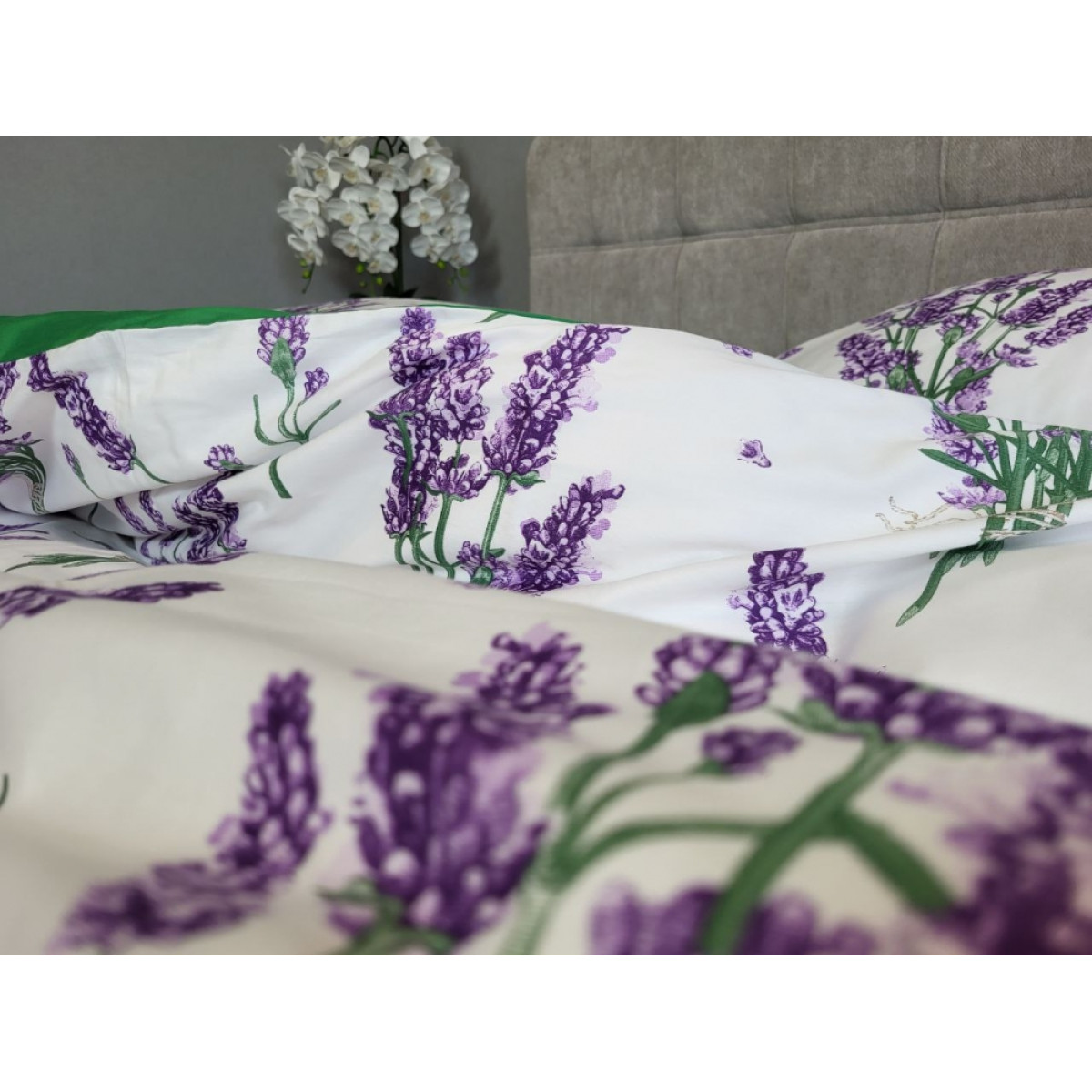 КПБ з сатину люкс Premium Lavender Green