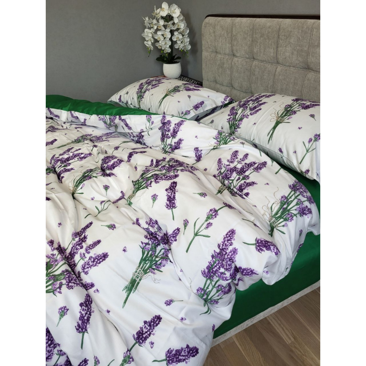 КПБ з сатину люкс Premium Lavender Green