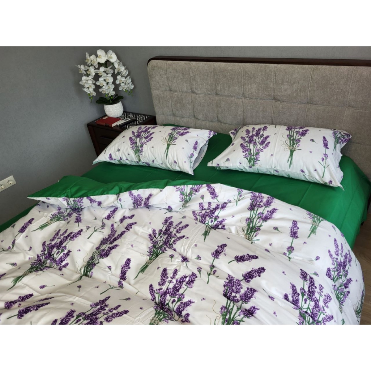 КПБ з сатину люкс Premium Lavender Green
