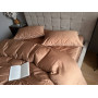 Постельное белье сатин Бежевый LUX Однотонный с кантом в Leron - фото 4