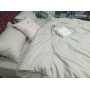 Постільна білизна страйп сатин Stripe Lux Light Beige в Leron - фото 3