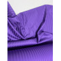 Фиолетовое постельное белье страйп сатин Stripe Lux Ultra Violet в Leron - фото 1