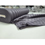 Сіра постільна білизна зі страйп сатину Premium Royal Gray в Leron - фото 8