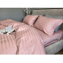 Постіль сатин страйп 100% бавовна Premium Powder Pink в Leron - фото 7