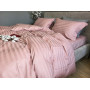 Постіль сатин страйп 100% бавовна Premium Powder Pink в Leron - фото 6