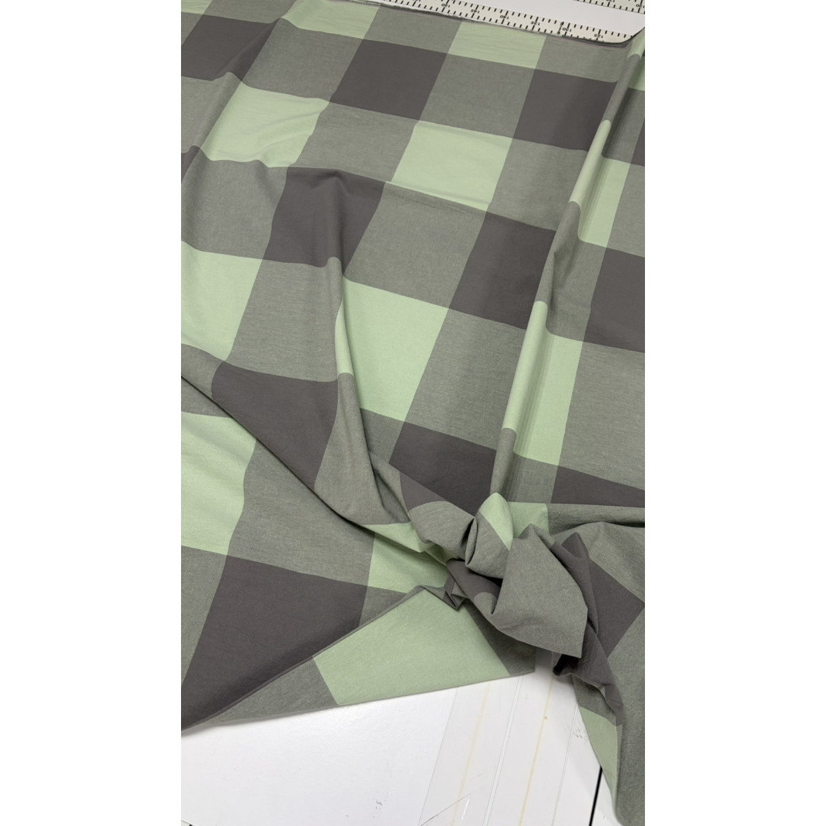 Постільна білизна варена бавовна у клітинку Green Kilt