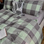 Постіль варена бавовна Green Kilt+Rock Gray в Leron - фото 0