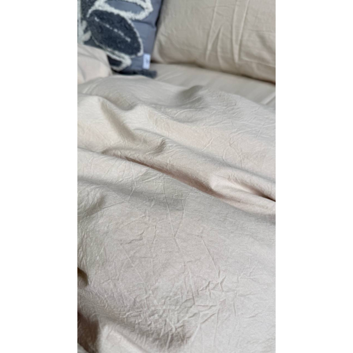 Постільна білизна варена бавовна Creamy Beige