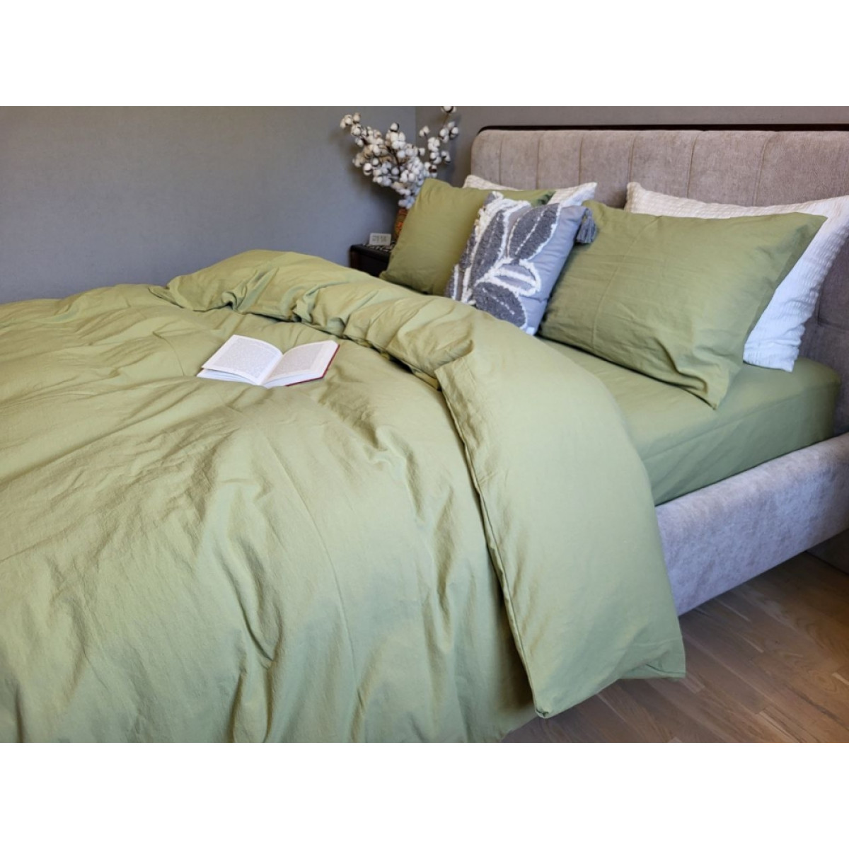 Постіль варена бавовна Luxury Green