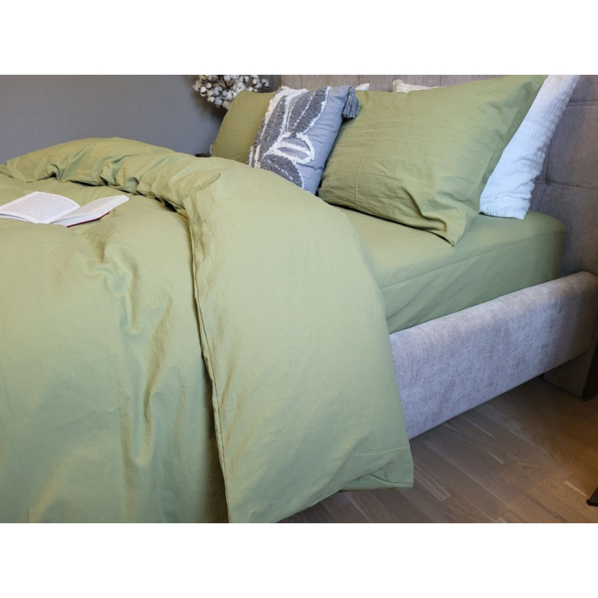 Постіль варена бавовна Luxury Green