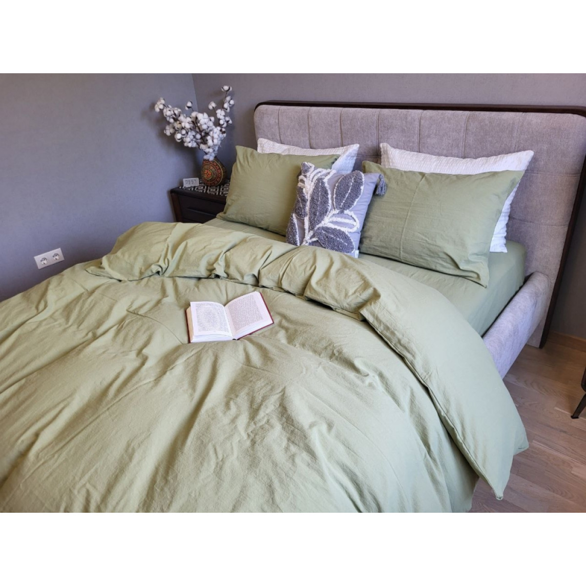 Постіль варена бавовна Luxury Green