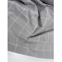 Комплект постільної білизни у клітинку варена бавовна Gray Plaid в Leron - фото 5