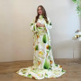 Теплый плед с рукавами Авокадо пушистая микрофибра в Leron - фото 1