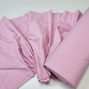 Фланель постільна білизна однотонна бавовна Pink Dream рожева